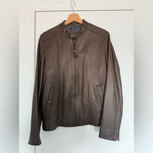 MEN Leather Jacket Massimo Dutti - Size M